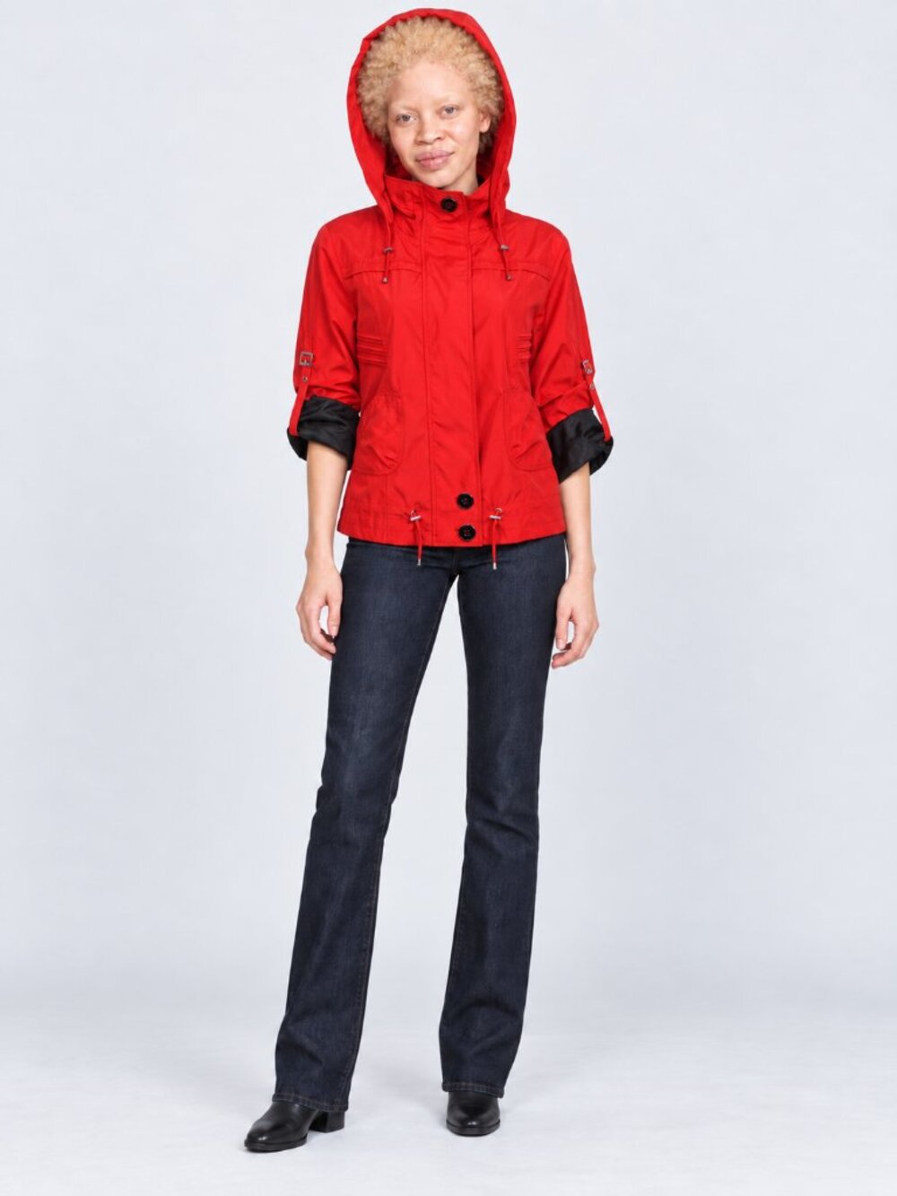 Marcona Sprint Red Hooded — Size L